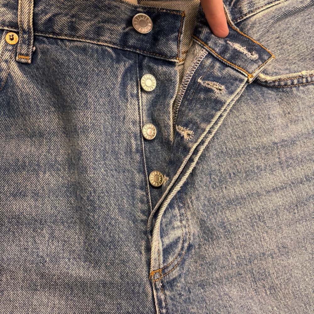AGOLDE Riley Crop High Rise Straight Leg Jeans in Shaper - Picture 5 of 7